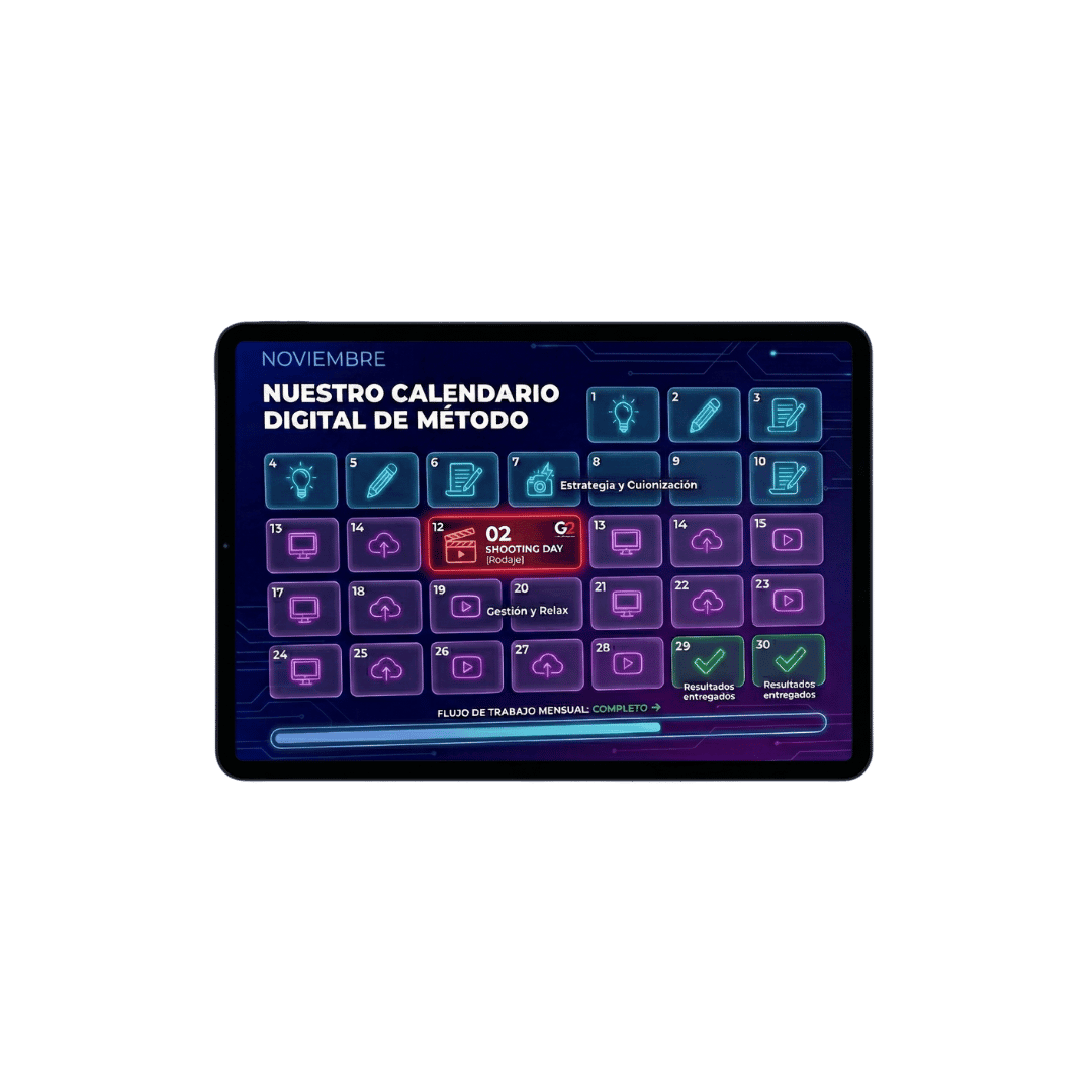 David Colmenares grabando con cámara profesional